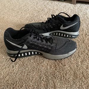 Nike Zoom Structure 18 Flash, Men's Running Shoes, 683934 001, Size 10.5, Black